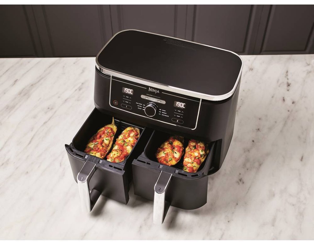 Ninja Foodi MAX Dual Zone AF400EU Airfryer – 9.5L Dubbele Heteluchtfriteuse