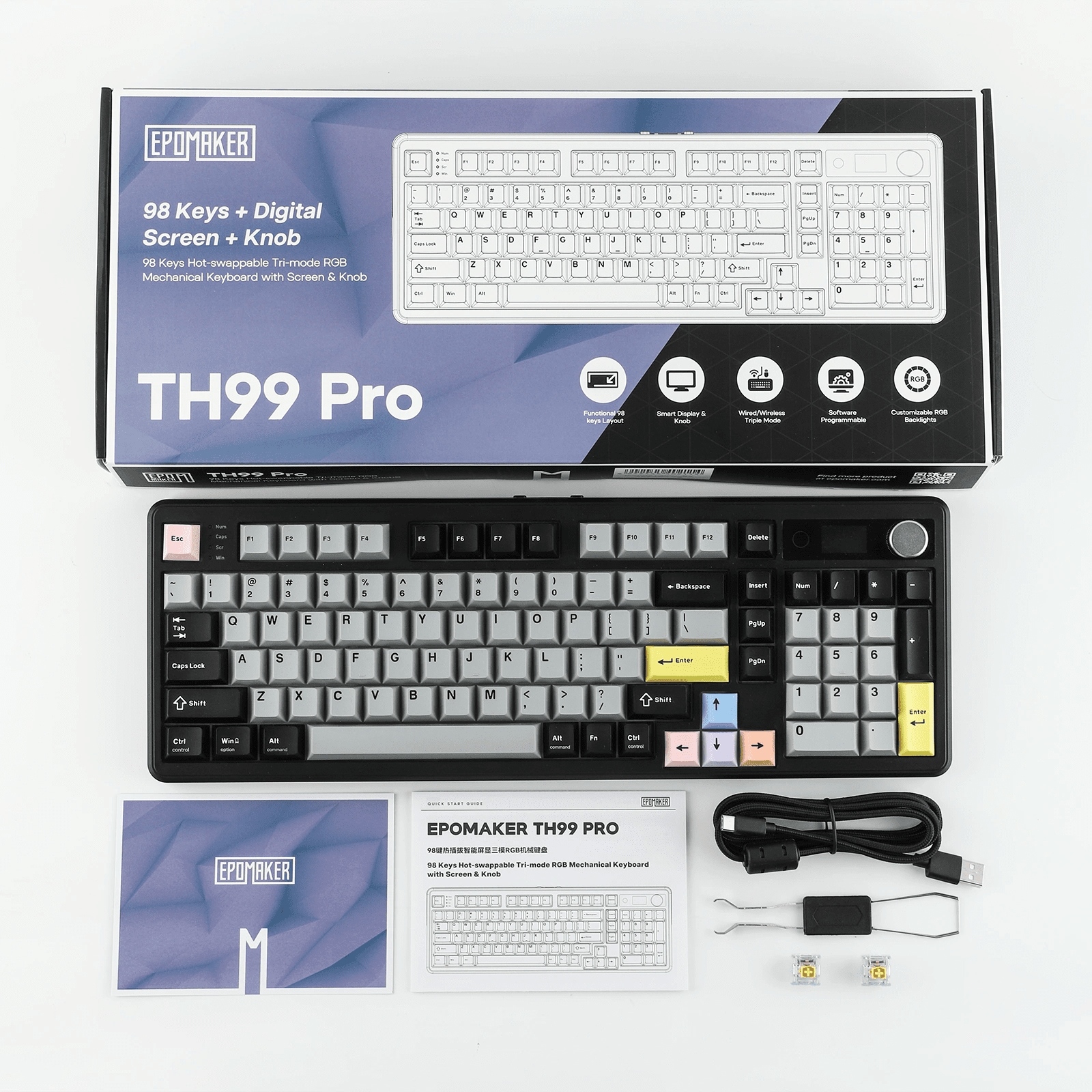 EPOMAKER TH99 Pro — 96% Mechanical Keyboard - chomi. - Mechanical Keyboard Nederland