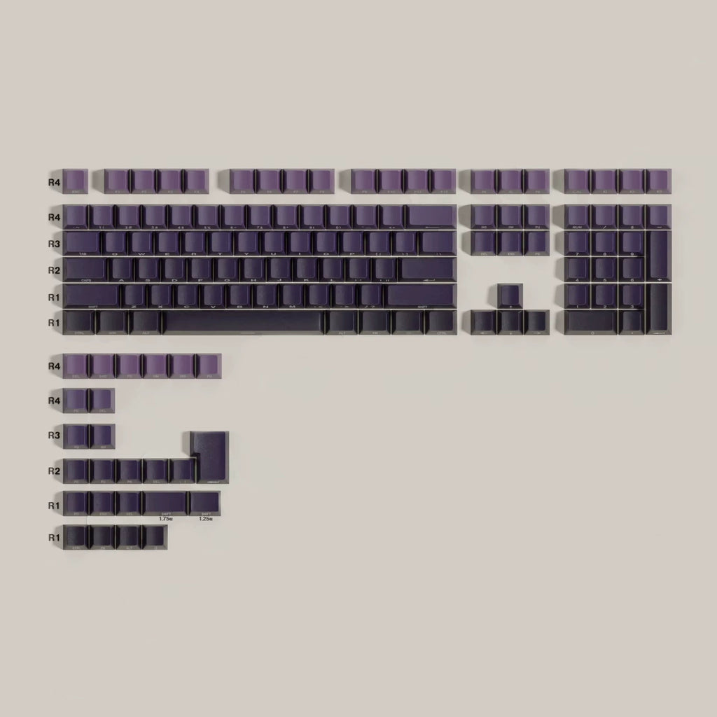 Gradient Keycaps — PBT Keycap Set (Side - lit) - chomi. - Mechanical Keyboard Nederland