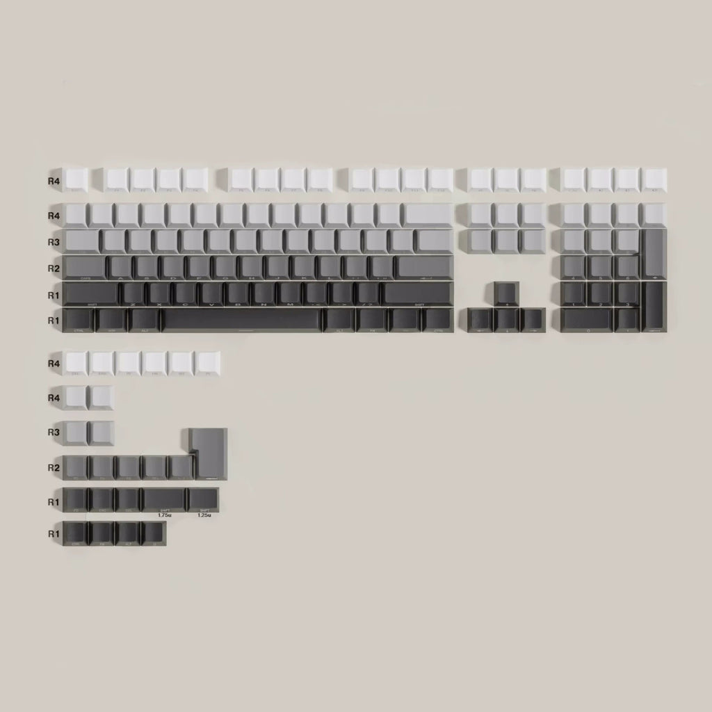 Gradient Keycaps — PBT Keycap Set (Side - lit) - chomi. - Mechanical Keyboard Nederland