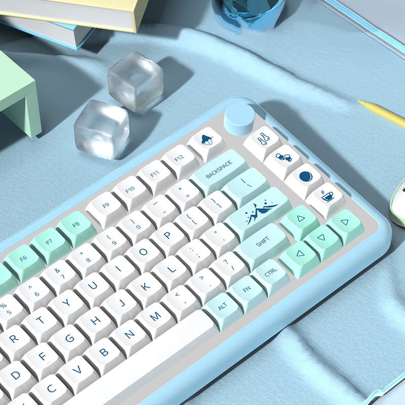 Iceberg Keycaps – PBT Keycap Set - chomi. - Mechanical Keyboard Nederland