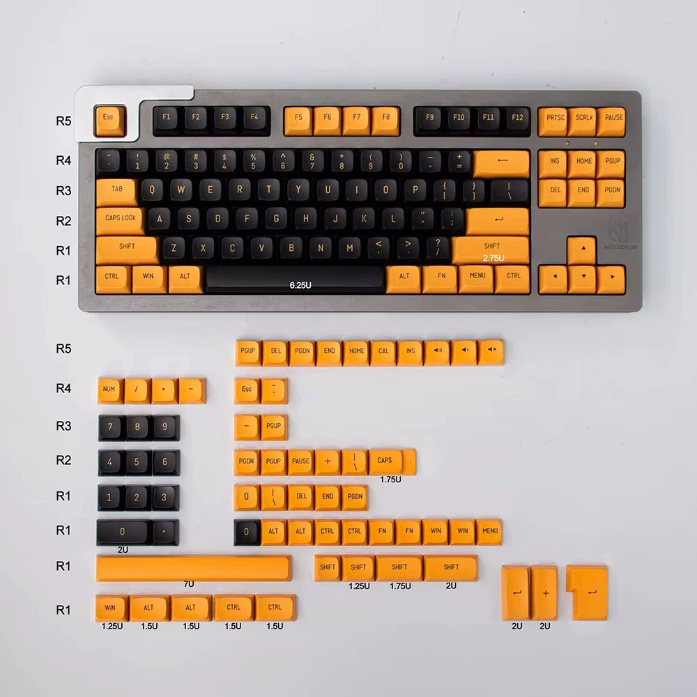 Obsidian Keycaps – PBT Keycap Set - chomi. - Mechanical Keyboard Nederland